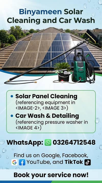 binyameen solar cleaning and car wash