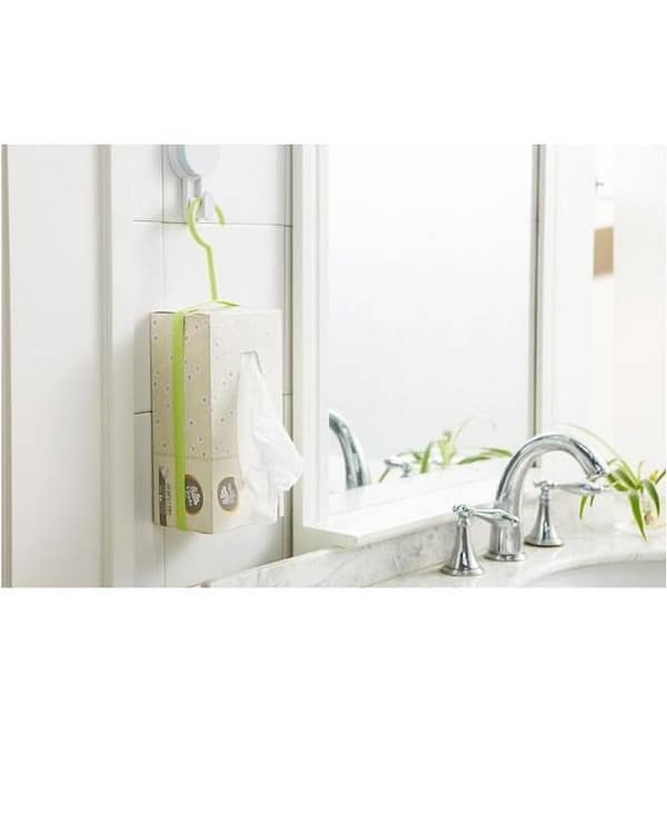 TPR Paper Hanger and Hook for Car and Bathroom Use