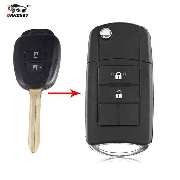 Toyota Corolla Modified Remote Key Shell Case