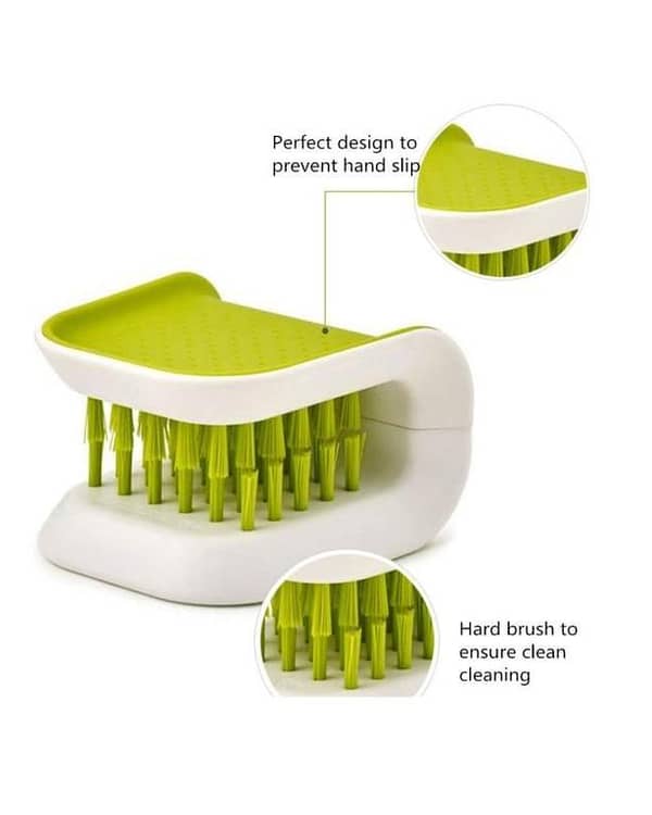 Blade Brush for Cleaning Knives, Chopsticks, Forks, and Cutlery