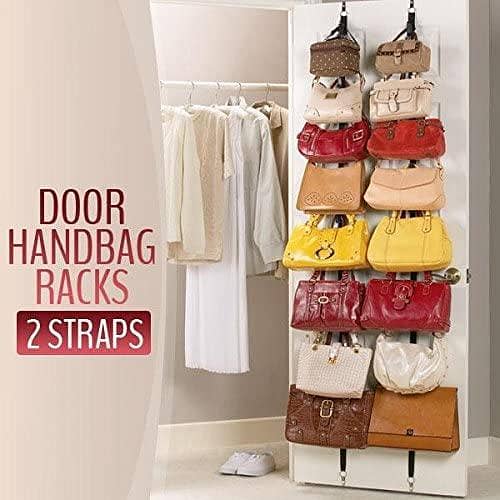 16-Hook Organizer for Hanging Bags, Purses, and Accessories