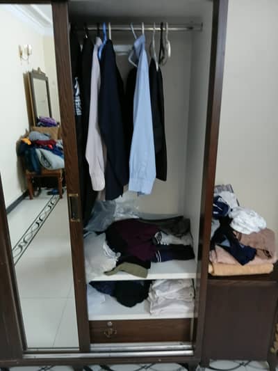 Sloding wardrobe . 7 ft width. Excellent condition.
