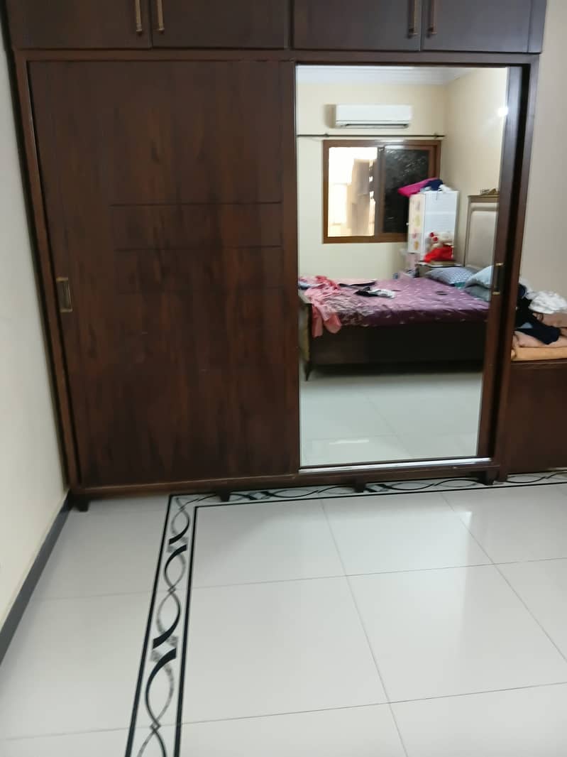 Sliding wardrobe . 7 ft width. Excellent condition. 1