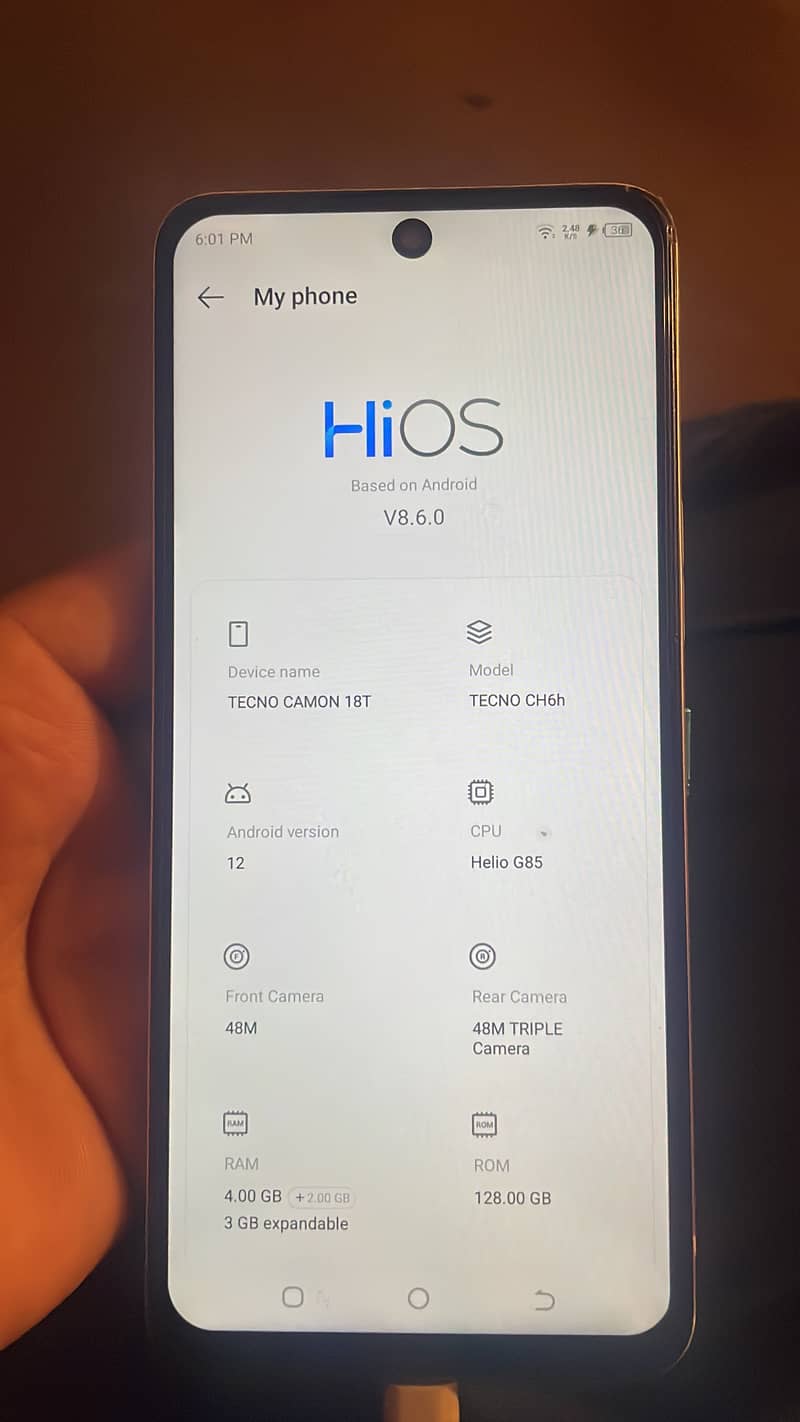 Tecno Camon 18 0