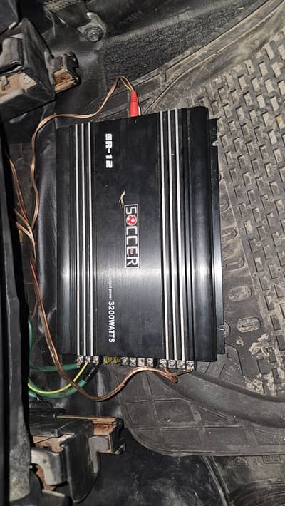 woofer Sony Ka hy and Amplifier 4 channel Socer