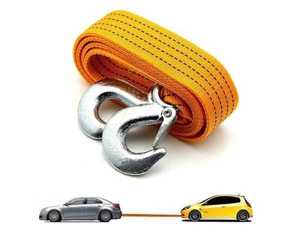 3M Emergency Heavy Duty Car Tow Rope Cable Strap with Hooks