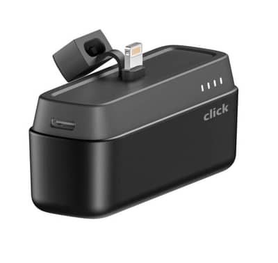 Click Power Bank Lightning With Phone Holder