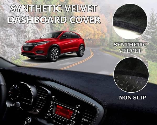 Honda Vezel Velvet Dashboard Cover | Non Slip | Double Layer | Heat Proof