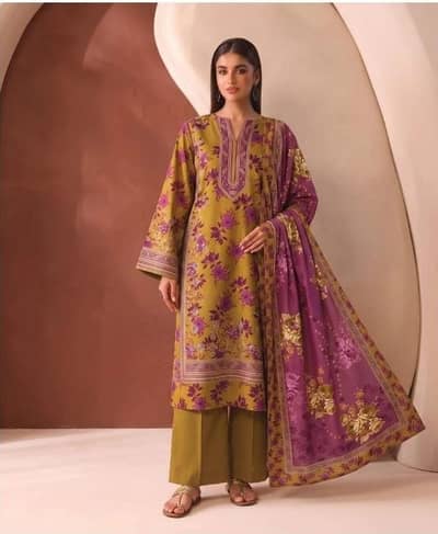 Beautiful Printed 3 Piece Lawn Suit for Women | New Design