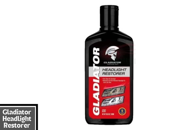 Gladiator 300 ML Headlight Restorer - Revive Cloudy and Yellowed Headlights to Their Original Clarity