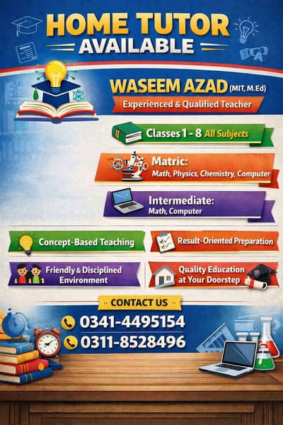 home tutoring available