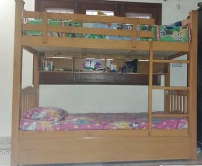 New Style Wooden Bunk Bed – 3 Bed Option