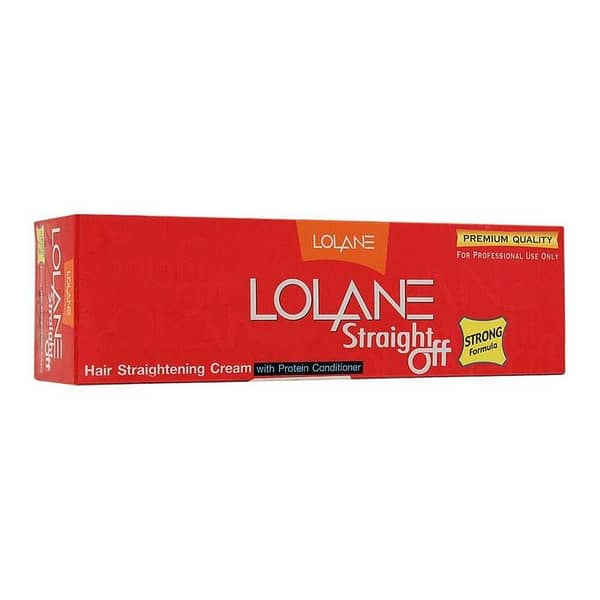 Lolane Hair Straightening Cream for All Hair Types - Achieve Sleek and Straight Hair at Home