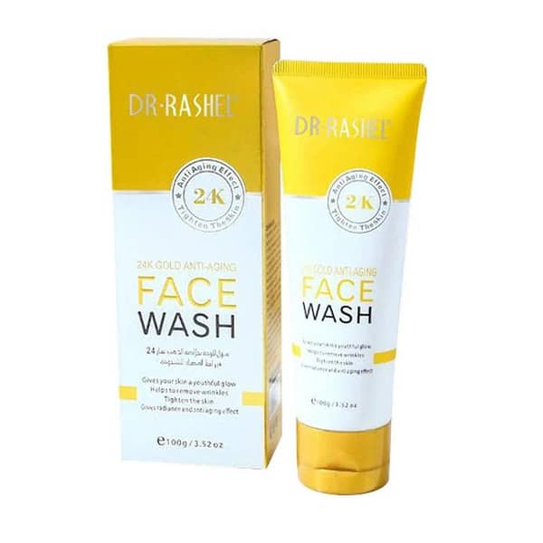 DR RASHEL 24K Gold Face Wash for Anti-Aging, 100g