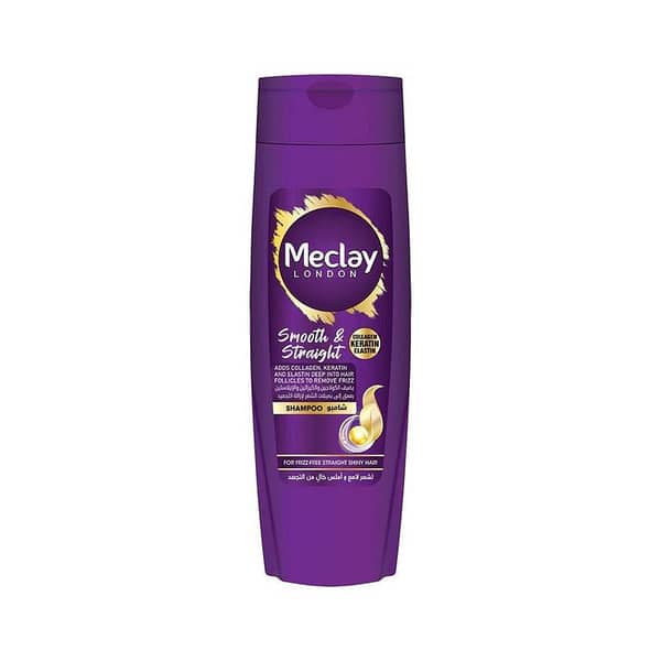 Meclay 360ml Smooth and Straight Shampoo for All Hair Types