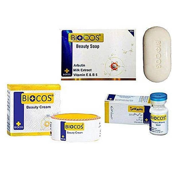 Biocos Cream Soap & Serum Set - Pack of 3
