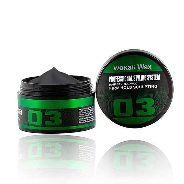 Wokali Professional Styling System 03 - Firm Hold Hair Wax 150g WKL136 Green