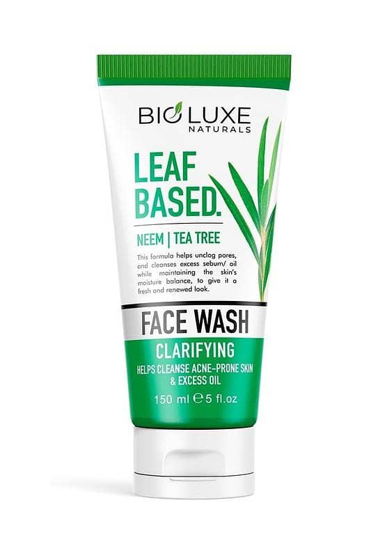Bio Luxe Neem and Tea Tree Face Wash, 150ml