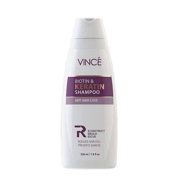 Vince Biotin and Keratin Shampoo, 230ml for Healthy and Strong Hair