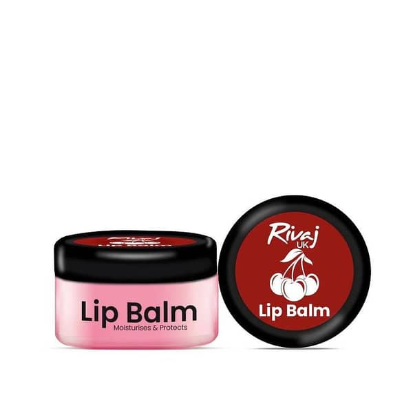 Rivaj Cherry Lip Balm 10g for Hydration and Protection
