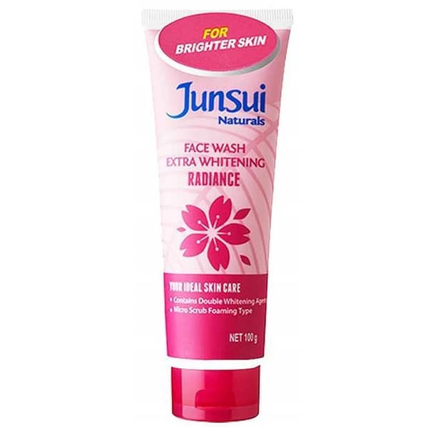 Junsui Naturals 100Gm Face Wash for Extra Whitening and Radiance