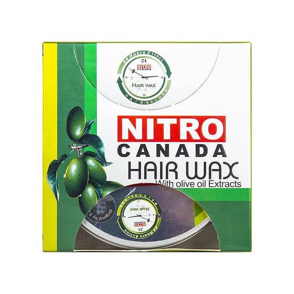 Nitro Canada 150G Hair Wax with Olive Oil Extracts for All Hair Types
