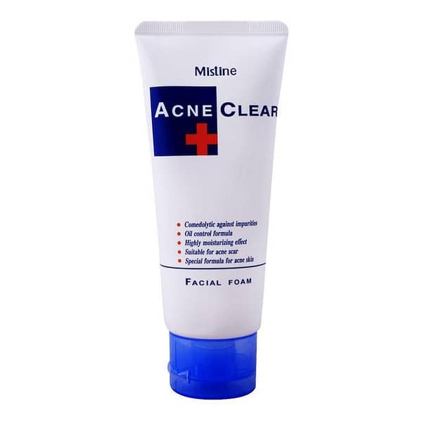 Mistine Acne Clear Facial Foam - 85ml Cleansing Solution for Acne-Prone Skin
