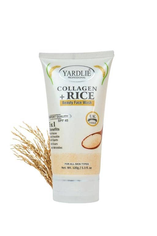 Yardlie Professional Collagen and Rice Face Wash, 120ml