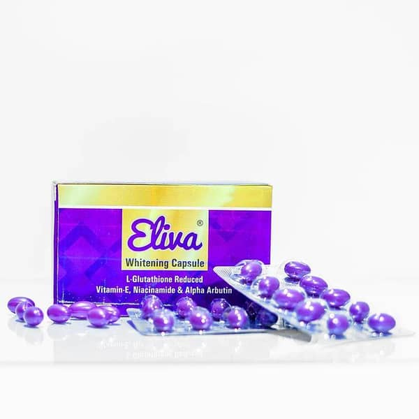 Eliva Non-Edible Whitening Capsules for Skin Brightening