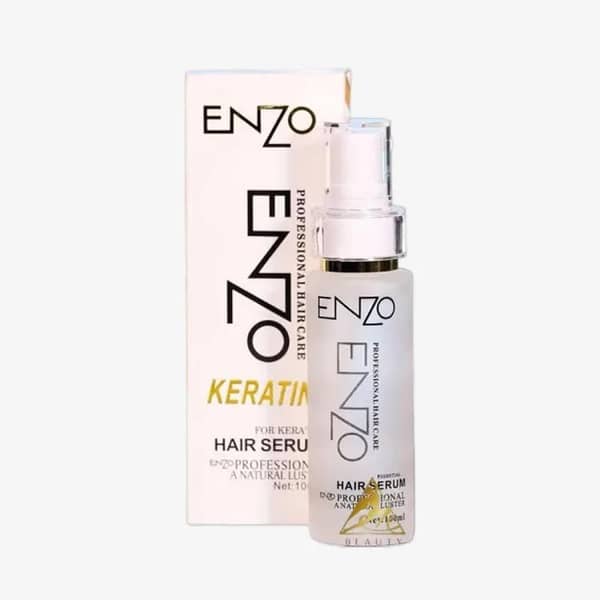 Enzo Keratin Hair Serum - 100ml for Nourishing and Strengthening Hair