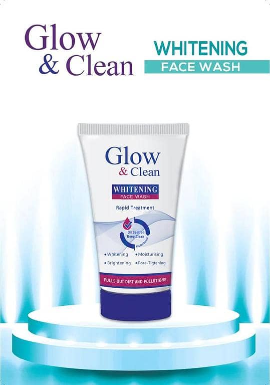 Glow and Clean Face Wash - 120ML for Deep Cleansing and Pollution Removal, Suitable for All Skin Types