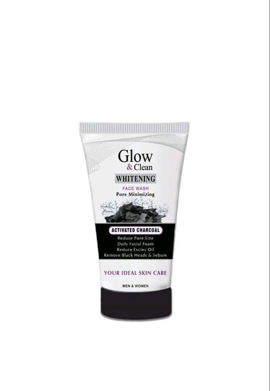 Glow And Clean Charcoal Face Wash, 120ml for Deep Cleansing and Purification