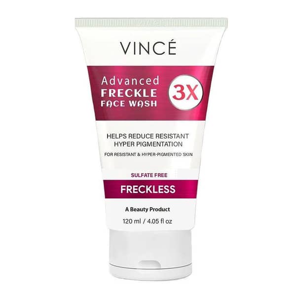 Vince 3X Face Wash for Freckles and Discoloration, 120ml