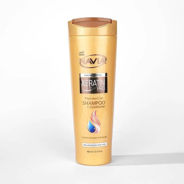 Navia Keratin Pro 400ml Shampoo for Hair Fall Defense