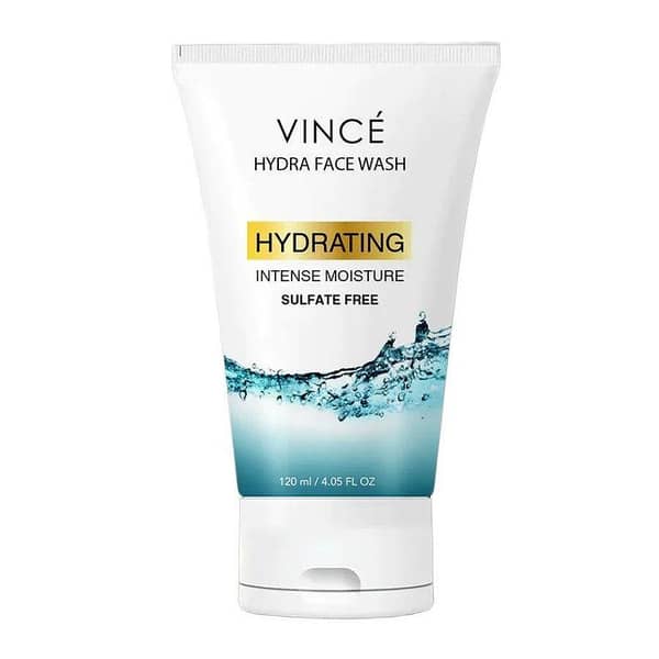 Vince Hydra 120ml Face Wash for Hydrating and Cleansing Dry Skin