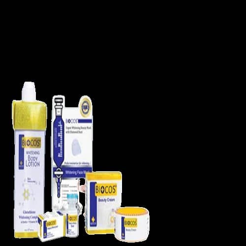 Biocos Complete Skincare Set: Cream, Serum, Lotion, and Face Mask