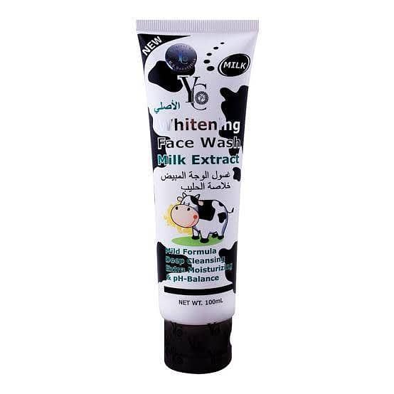 YC 100ml Face Wash with Milk Extract for Skin Whitening