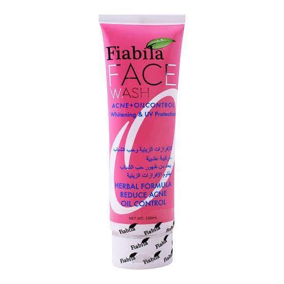 Fiabila Acne & Oil Control Face Wash with Whitening and UV Protection, 100ml