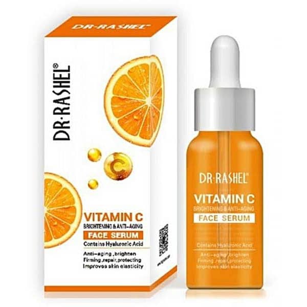 Dr Rashel 50ml Vitamin C Face Serum DRL-1431 for Whitening, Moisturizing, and Anti-Wrinkle Care