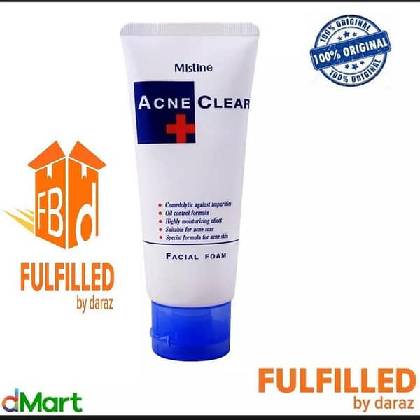 Mistine Acne Clear Facial Foam 85 ml for Effective Cleansing
