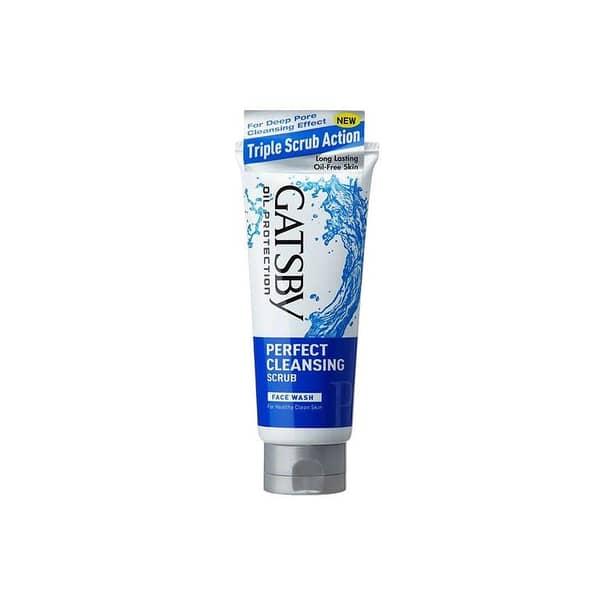 Gatsby Cleansing Scrub 120g for Gentle Exfoliation and Skin Purification