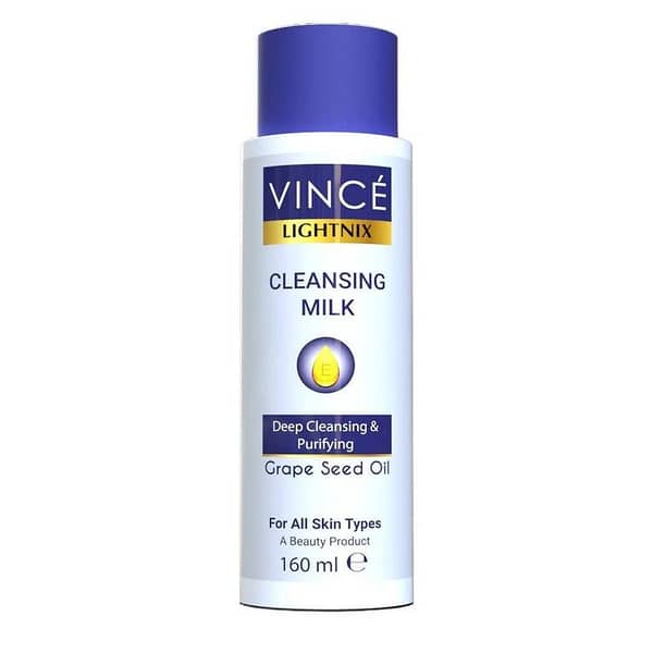 Vince Lightnix Cleansing Milk 160ml for Gentle Skin Cleansing