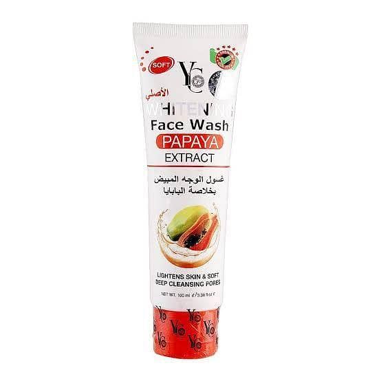 YC Papaya Extract Face Wash - 100ml for Skin Brightening