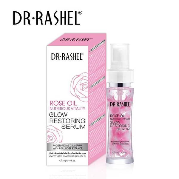 Dr Rashels 40ml Rose Oil Serum for Moisturizing and Restoring Glow with Real Rose Extract