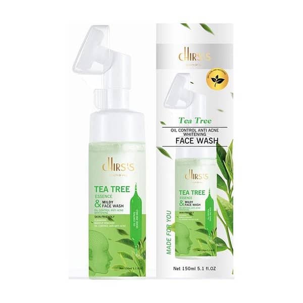 CHIRS’S Tea Tree Face Wash 150ml for Cleaning and Moisturizing Skin