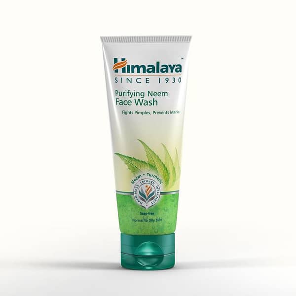Himalaya Neem Face Wash 100ml for Acne Control and Mark Prevention