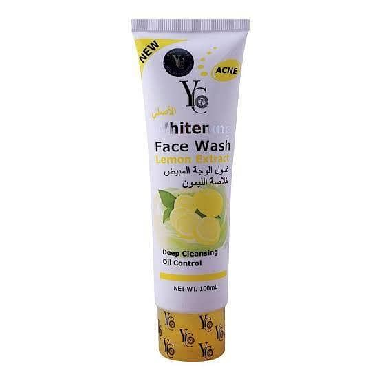 Yc Face Wash 100ml with Lemon Extract for Skin Whitening