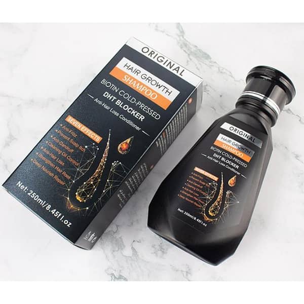 Peimei Biotin Cold Pressed Hair Growth Shampoo with DHT Blocker - 250ml