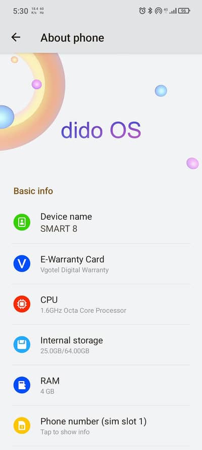VGO TEL Smart 8
