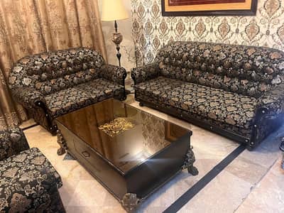 Black Sofa Set